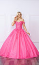 Elegante vestido de fiesta largo H1349 con hombros descubiertos