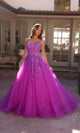 Hunter Green Embellished Long Prom Ball Gown H1464