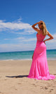 Nox Anabel H1670 Long Prom Dress with Sheer Bodice