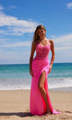 Nox Anabel H1670 Long Prom Dress with Sheer Bodice