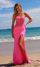 Nox Anabel H1670 Long Prom Dress with Sheer Bodice