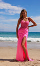 Nox Anabel H1670 Long Prom Dress with Sheer Bodice