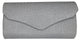 Sparkly Envelope Clutch Purse – Black Gold or Silver | HBG-105240S