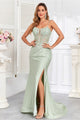 High Couture HC1007 Fitted Prom Long Formal Beaded Evening Gown