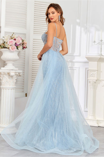 High Couture Baby Blue Prom Dresses