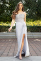High Couture HC1015 Prom Long Fitted Formal Beaded Evening Dress