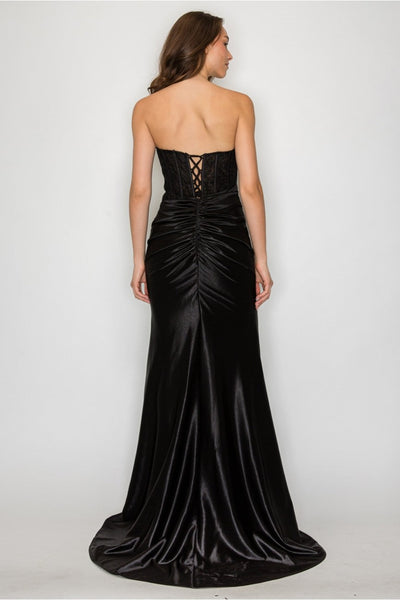 High Couture HC1023 Prom Long Formal Evening Lace Dress