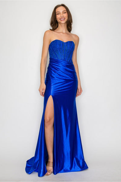 High Couture HC1023 Prom Long Formal Evening Lace Dress