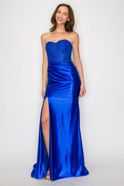 Prom Dresses Prom Long Formal Evening Lace Dress Royal