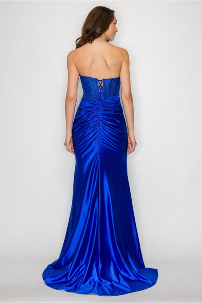 High Couture HC1023 Prom Long Formal Evening Lace Dress