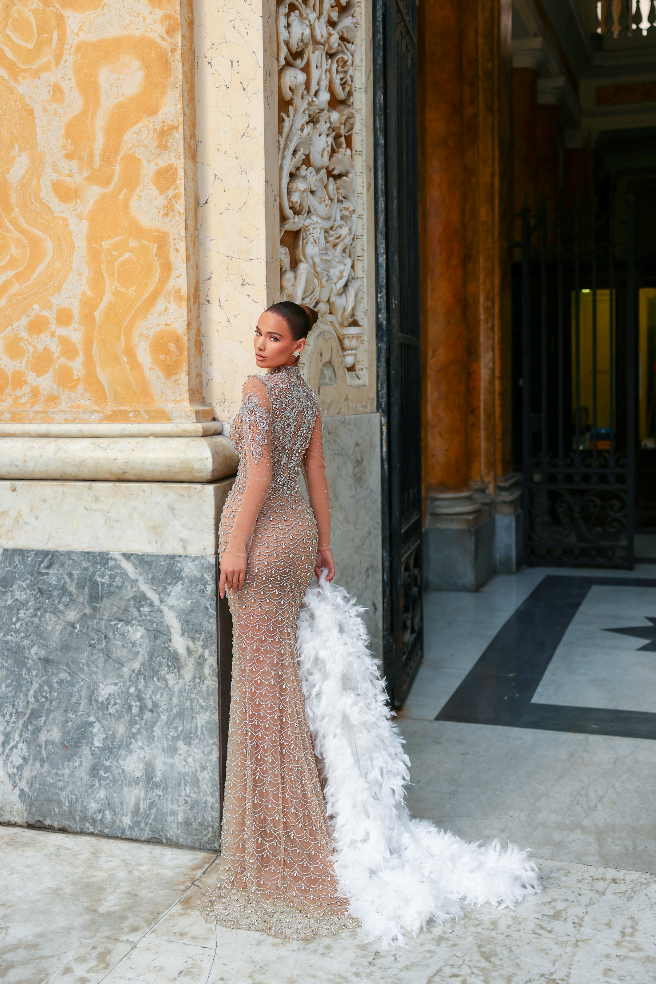 Chic and Holland Nude Dress