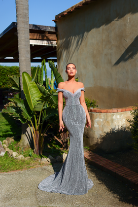 Chic and Holland HF110500 Strapless Sweetheart Prom Gown