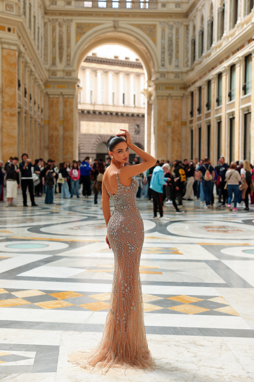 Chic and Holland Nude Dress