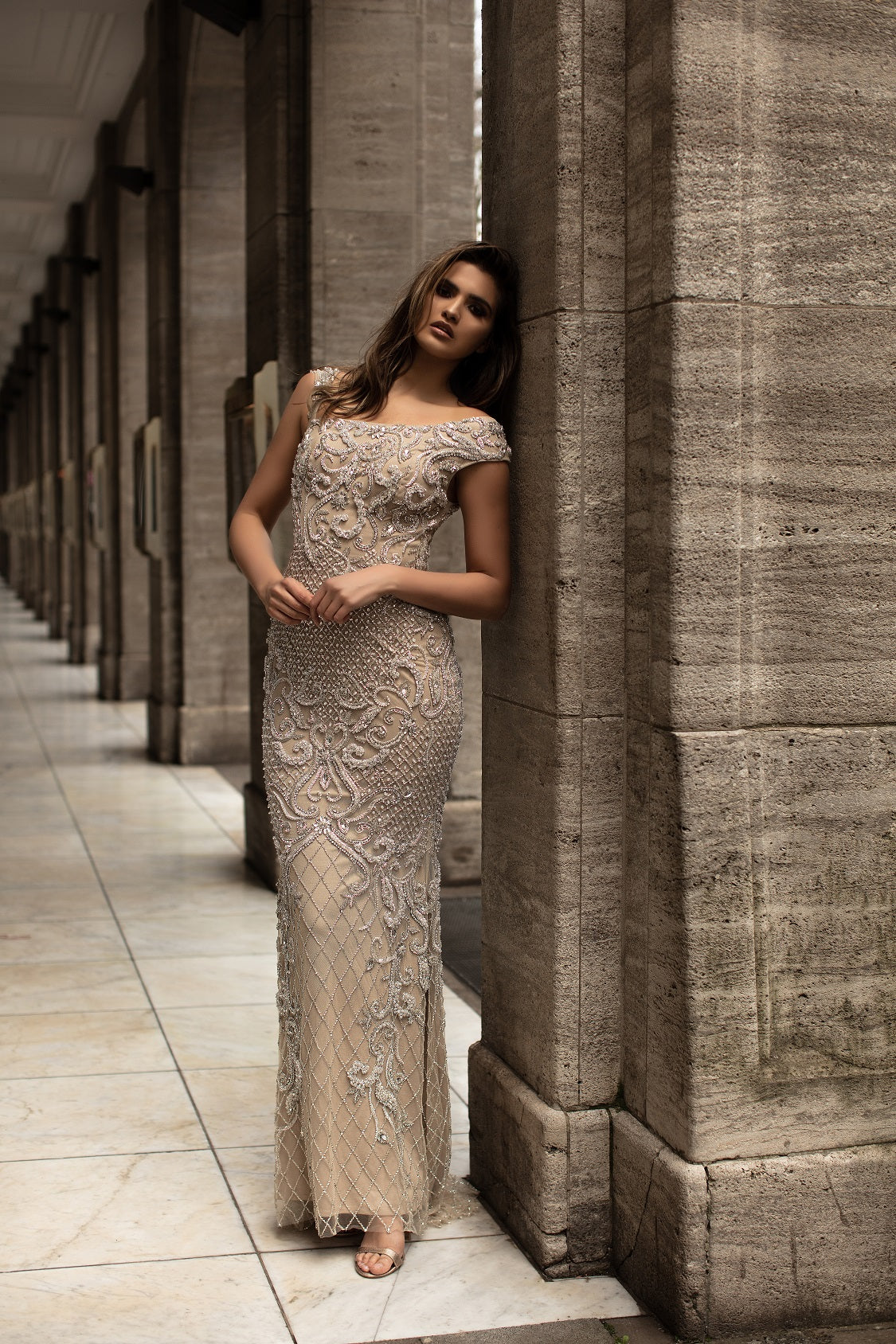 Chic and Holland Nude Dress