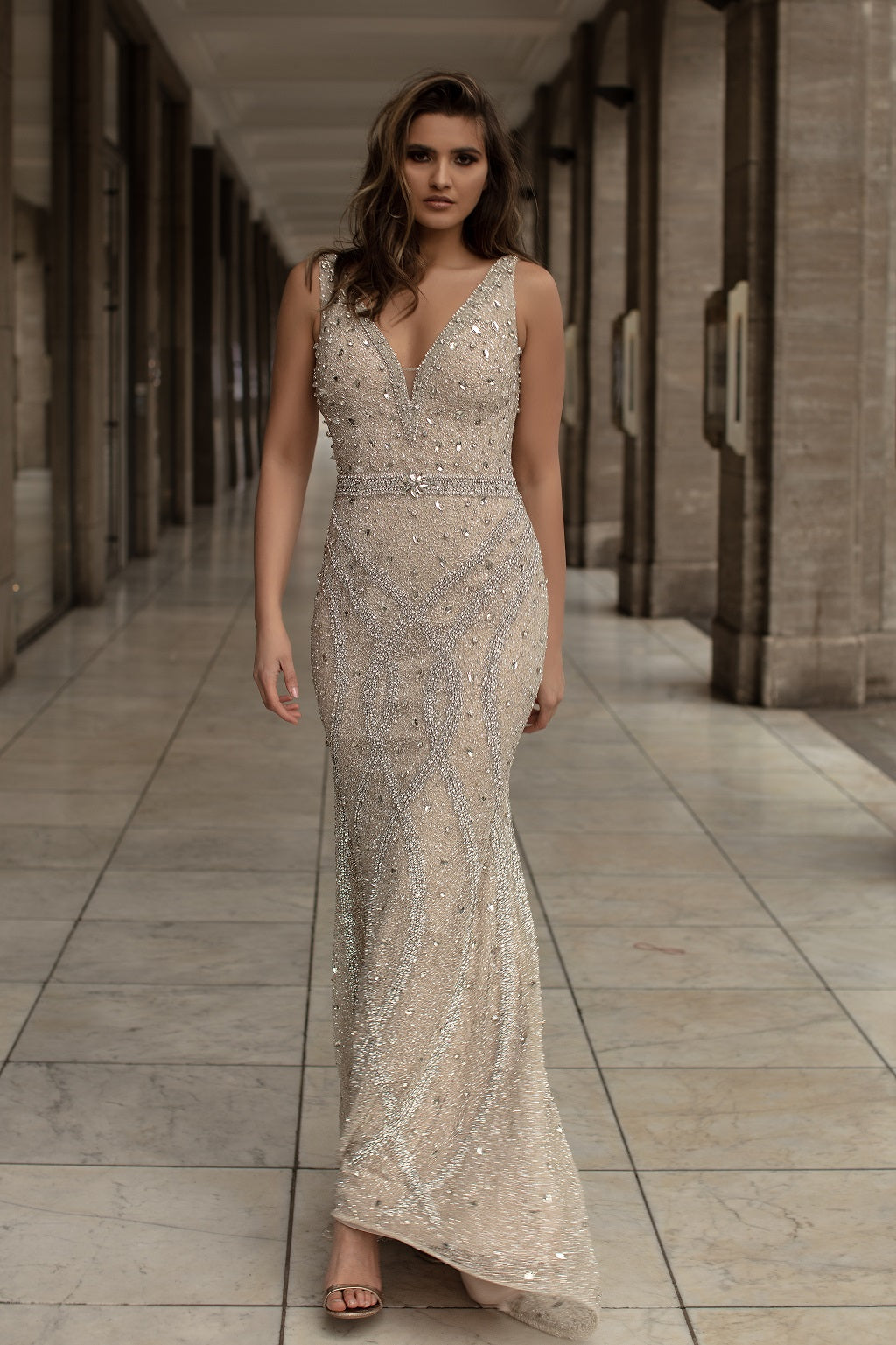 Chic and Holland Nude Dress