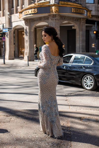 Chic and Holland Grey/Blush Dress