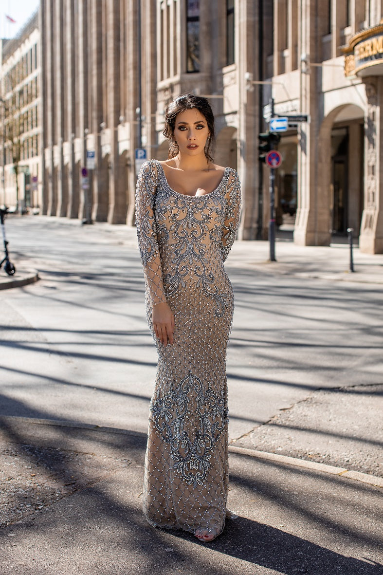 Chic and Holland Grey/Blush Dress