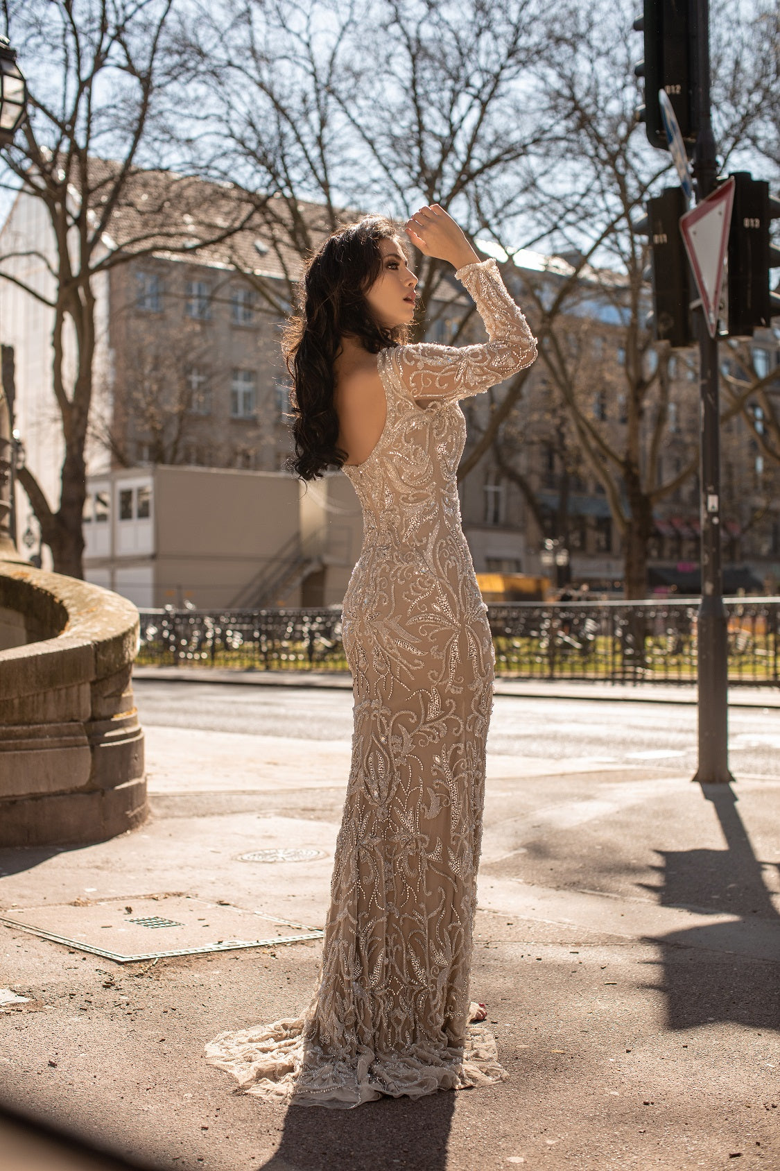 Chic and Holland Nude Dress