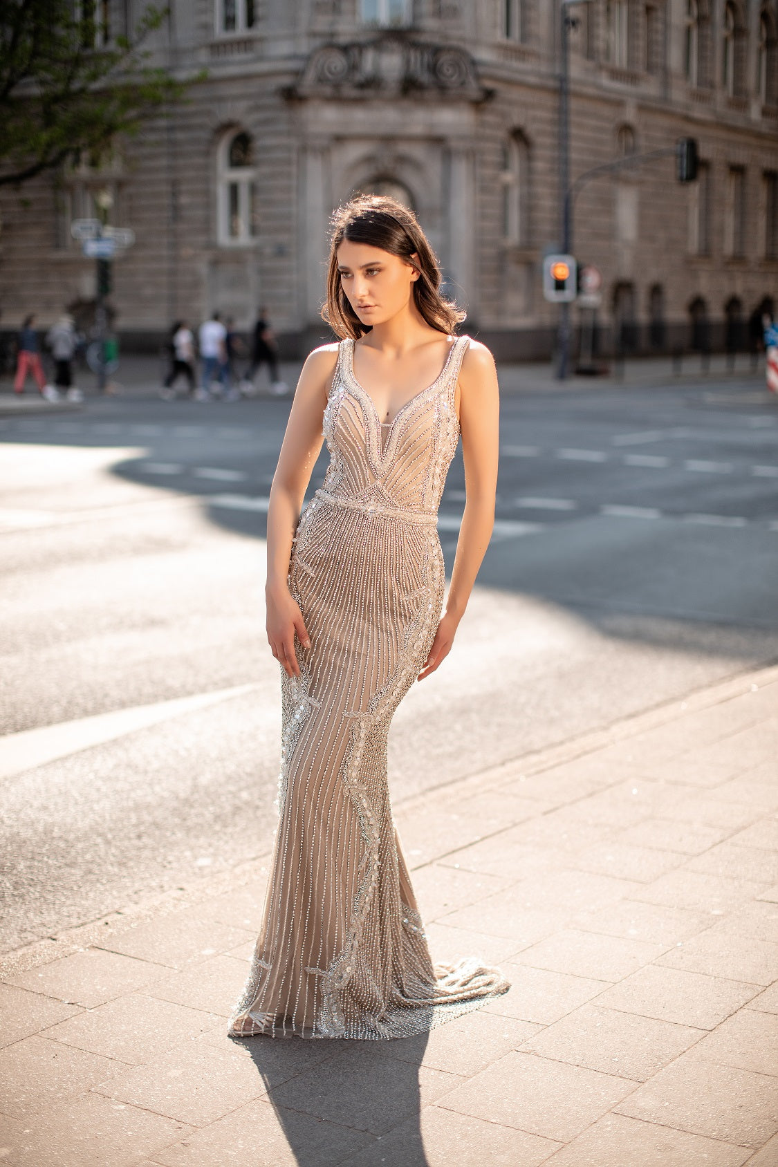 Chic and Holland Nude Dress
