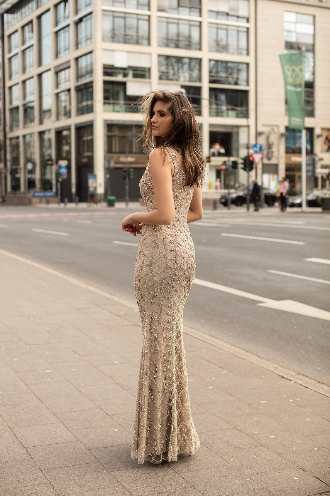 Chic and Holland Nude Dress