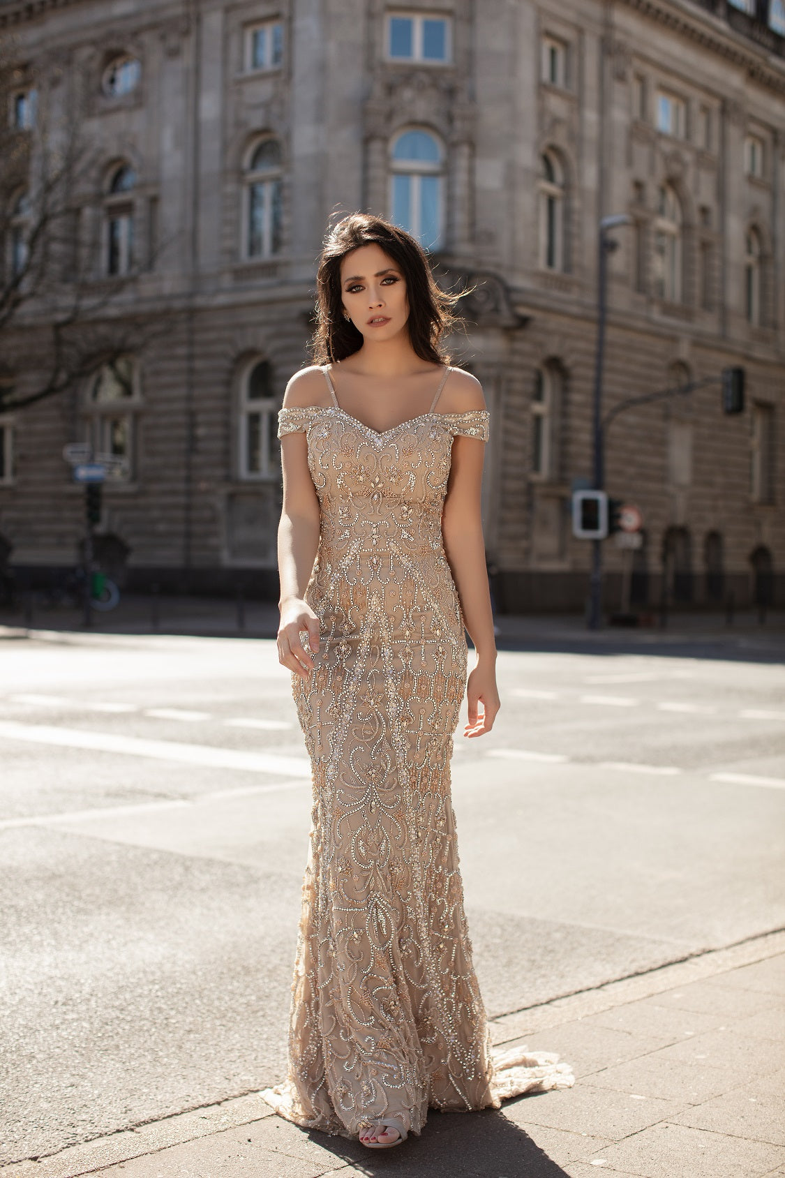 Chic and Holland Nude Dress