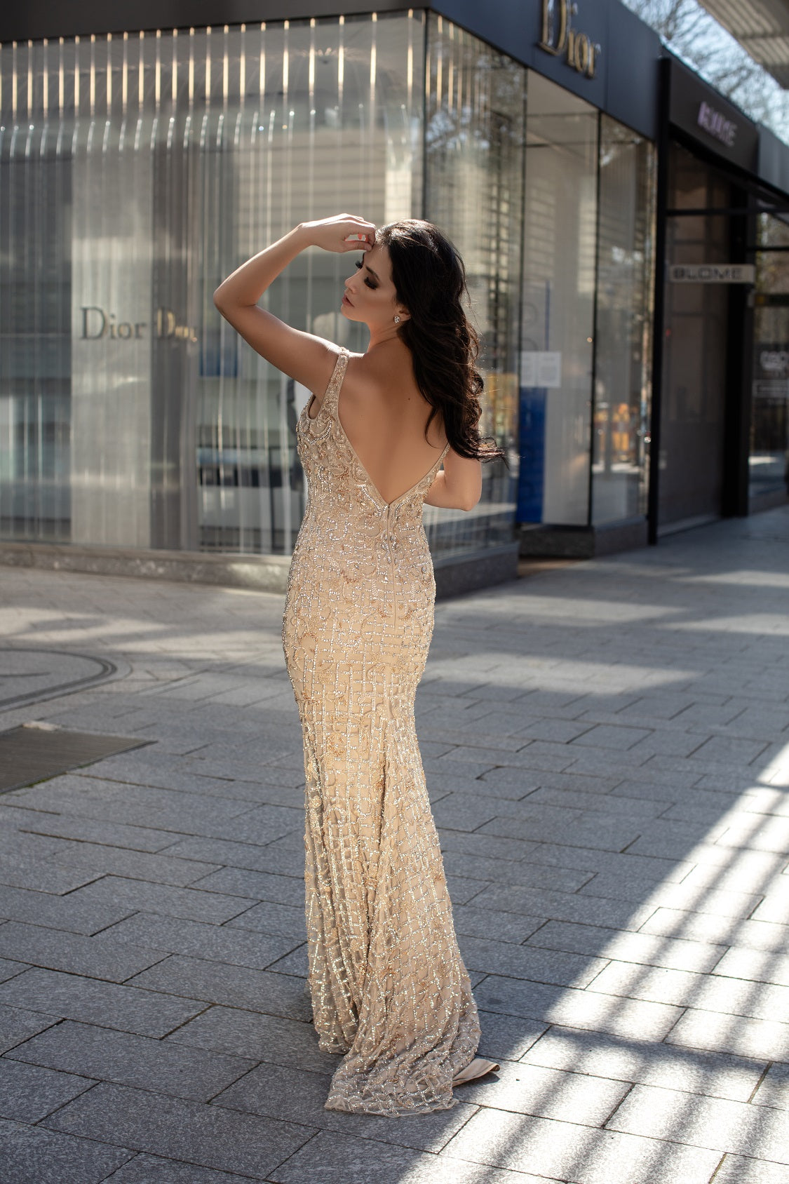 Chic and Holland Nude Dress