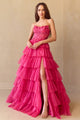 Vestido formal de fiesta con escote corazón y lentejuelas de Amelia Couture 9053