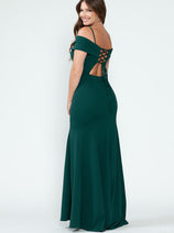 Red Carpet Dress Off The Shoulder Mermaid Formal Gown By Lenovia 5317