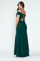Vestido de alfombra roja con hombros descubiertos y corte sirena, de Lenovia 5317