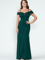 Red Carpet Dress Off The Shoulder Mermaid Formal Gown By Lenovia 5317