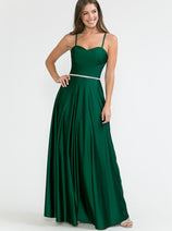 Evening Dress Spaghetti Strap Embellished Formal Gown By Lenovia 5260