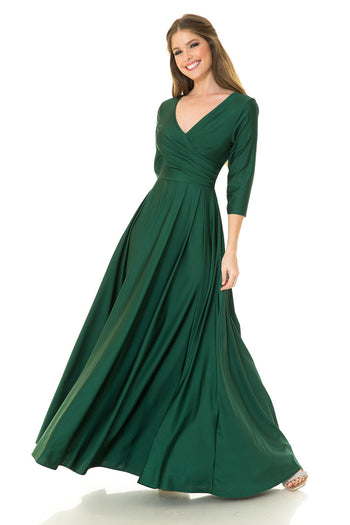 Wholesale Mother of the Bride Dresses 5243 in Hunter Green
