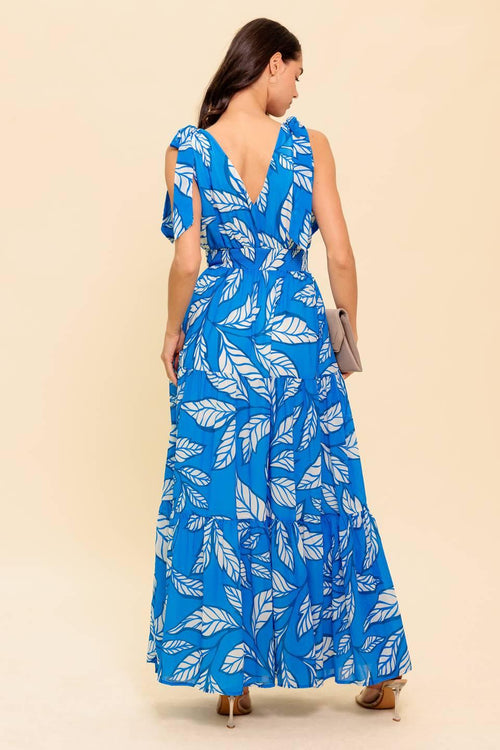 Flying Tomato BLUE/IVORY DRESSES
