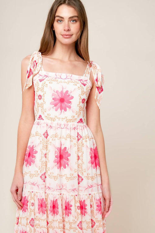 Flying Tomato IVORY PINK DRESSES