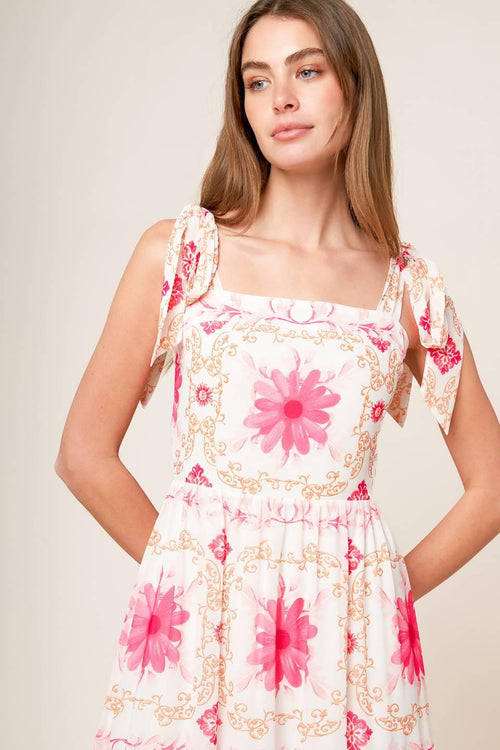 Flying Tomato IVORY BLUE DRESSES