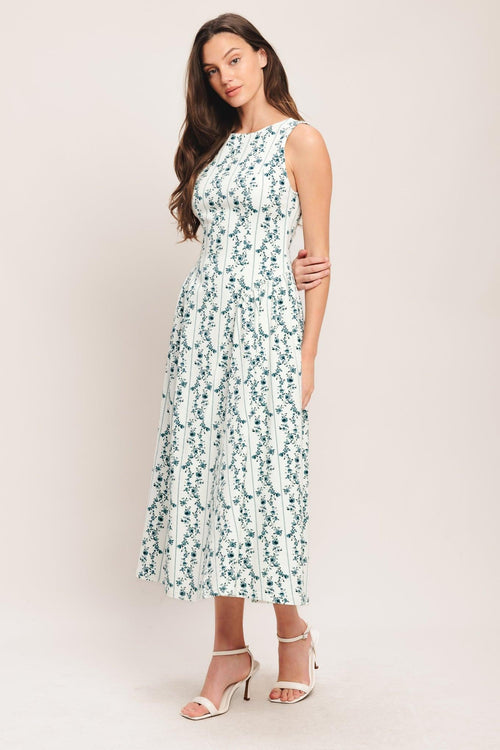 Flying Tomato WHITE/BLUE DRESSES