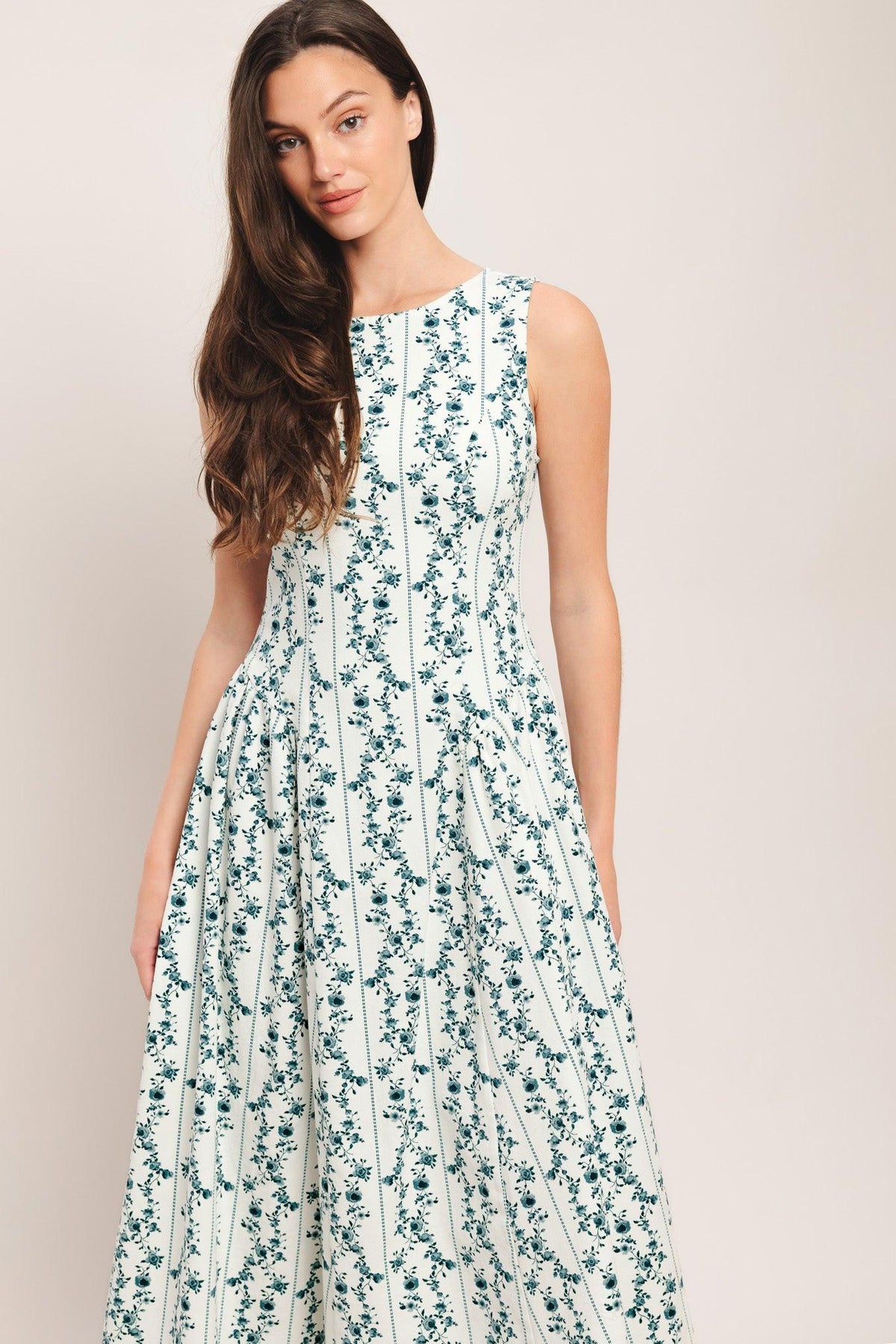 Flying Tomato WHITE/BLUE DRESSES