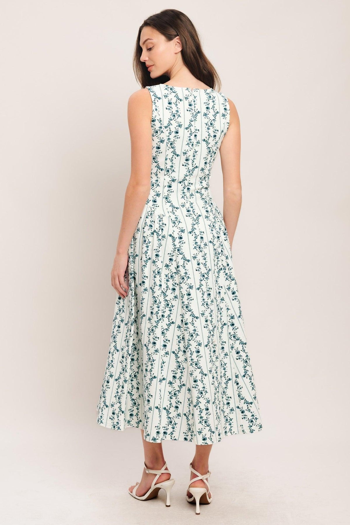Flying Tomato WHITE/BLUE DRESSES