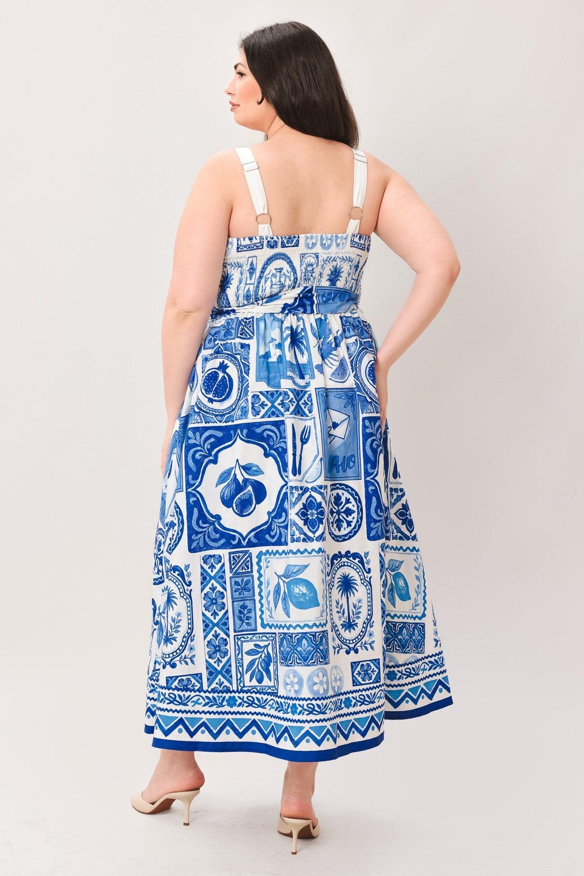Flying Tomato IVORY BLUE DRESSES