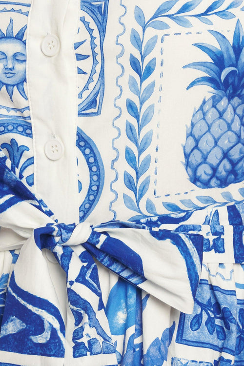 Flying Tomato IVORY BLUE DRESSES