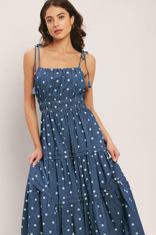 Flying Tomato MEDIUM INDIGO DRESSES