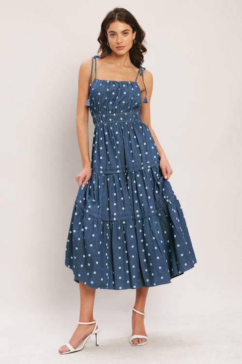 Flying Tomato MEDIUM INDIGO DRESSES