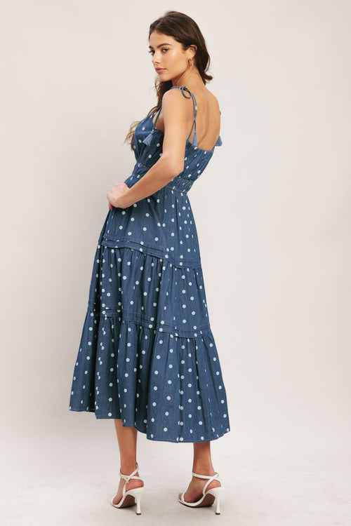 Flying Tomato MEDIUM INDIGO DRESSES