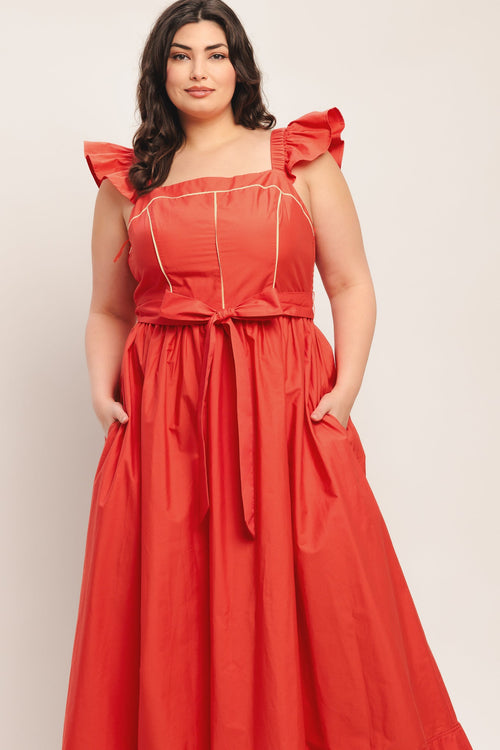 Flying Tomato CORAL RED DRESSES