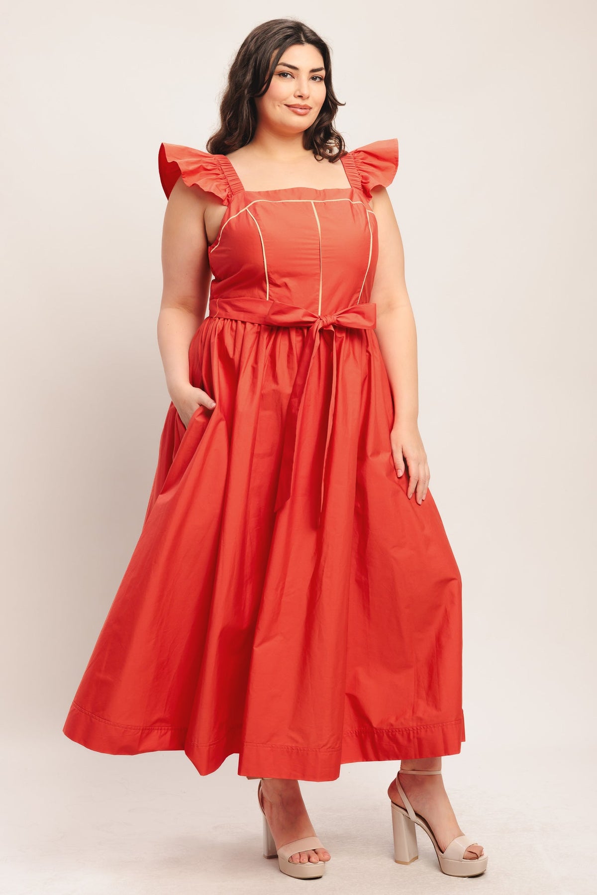 Flying Tomato CORAL RED DRESSES