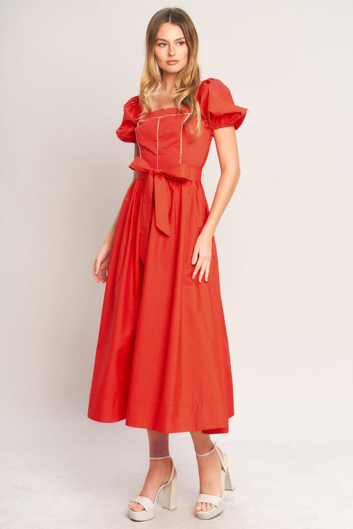 Flying Tomato CORAL RED DRESSES