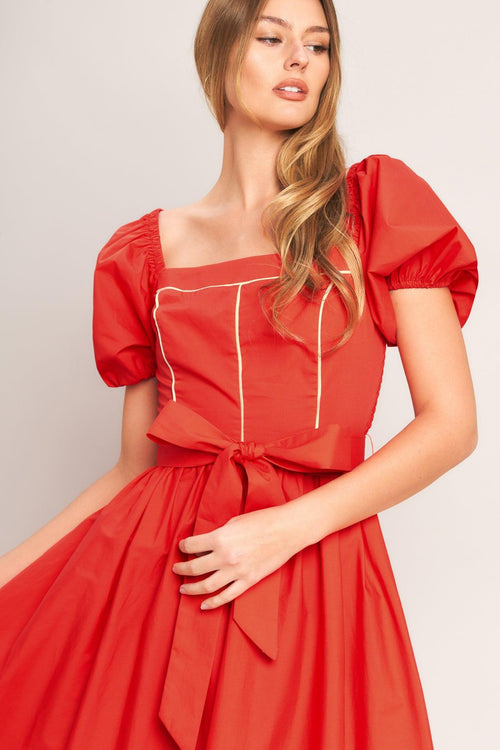 Flying Tomato CORAL RED DRESSES