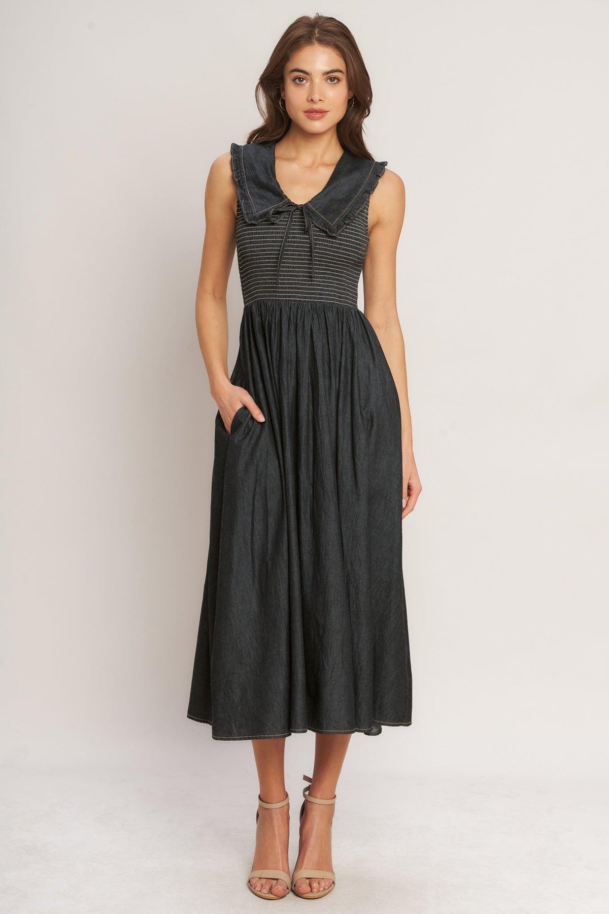 Flying Tomato DARK INDIGO DRESSES