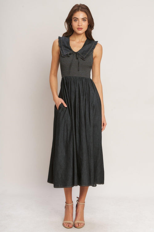 Flying Tomato DARK INDIGO DRESSES