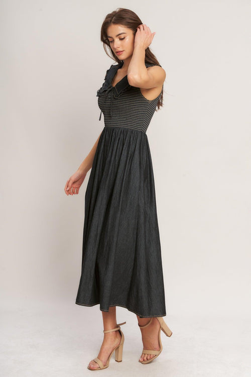 Flying Tomato DARK INDIGO DRESSES
